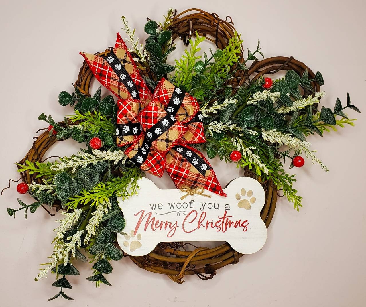 Mini Paw Wreath