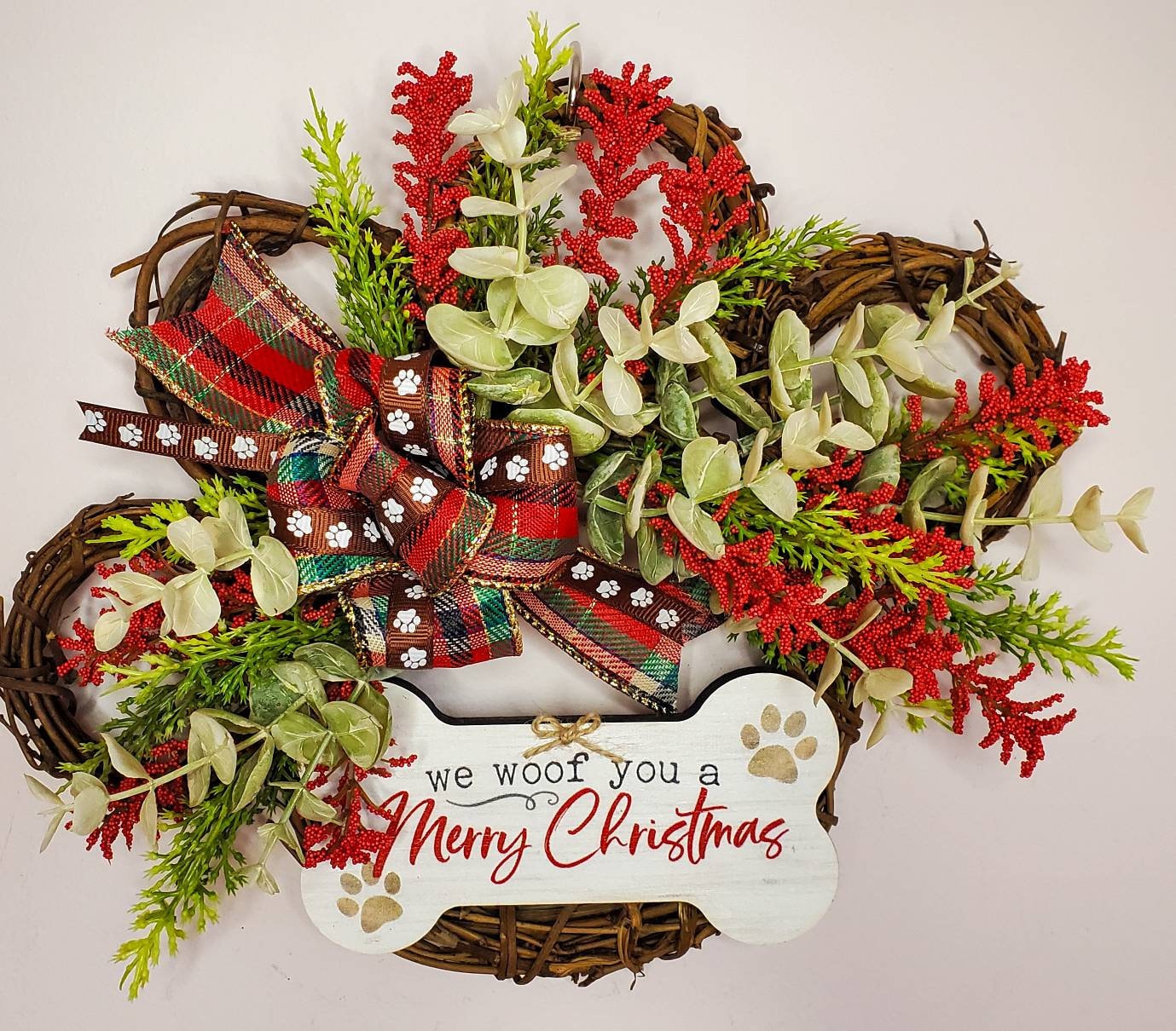 Mini Paw Wreath