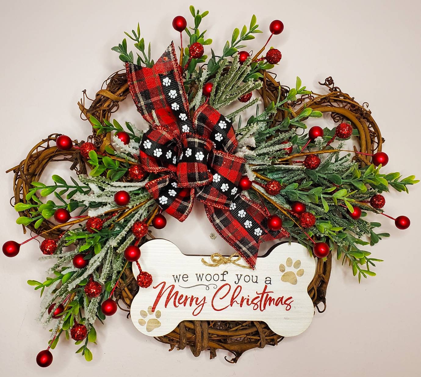 Mini Paw Wreath