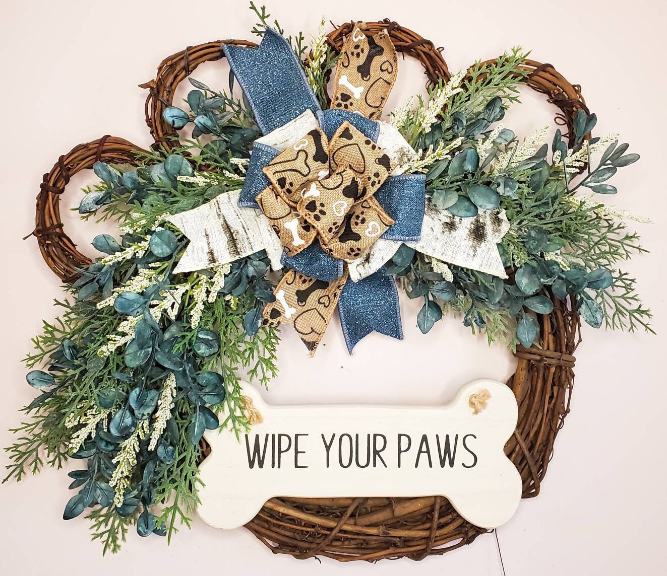 Dog or Cat Paw Wreath