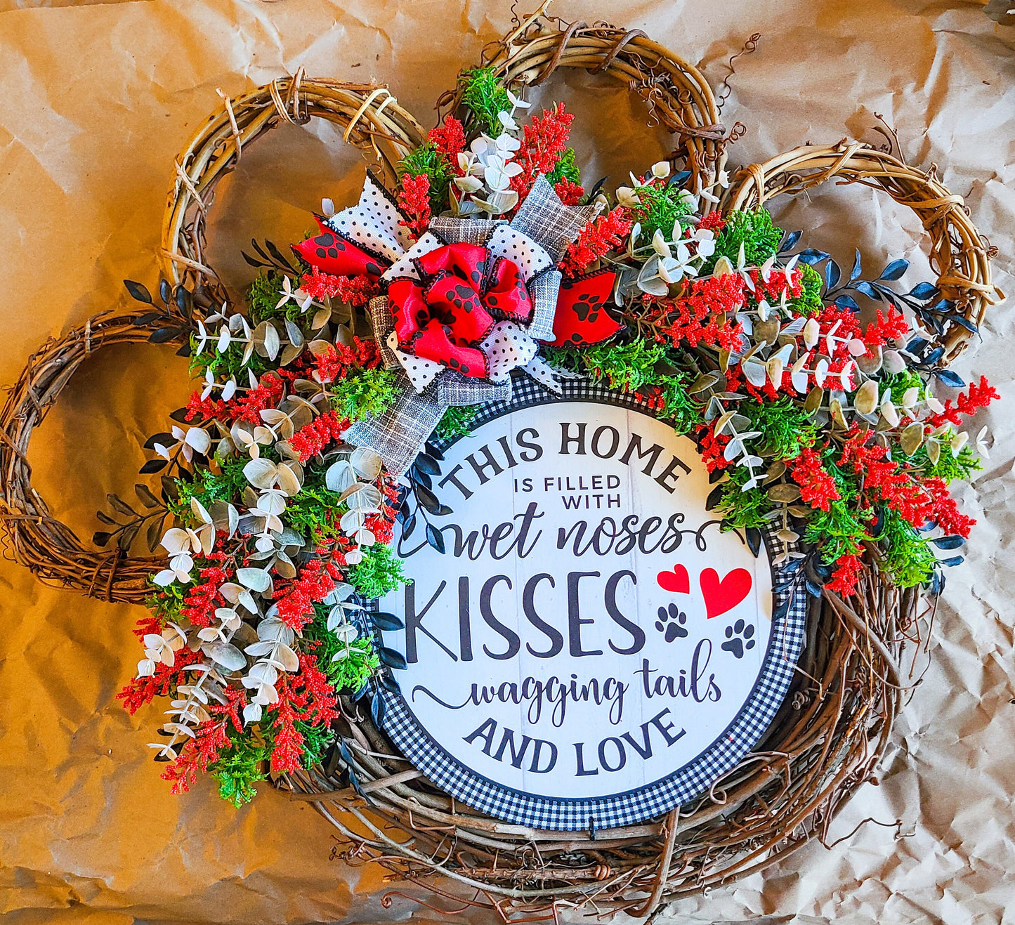 This Home Paw Wreath