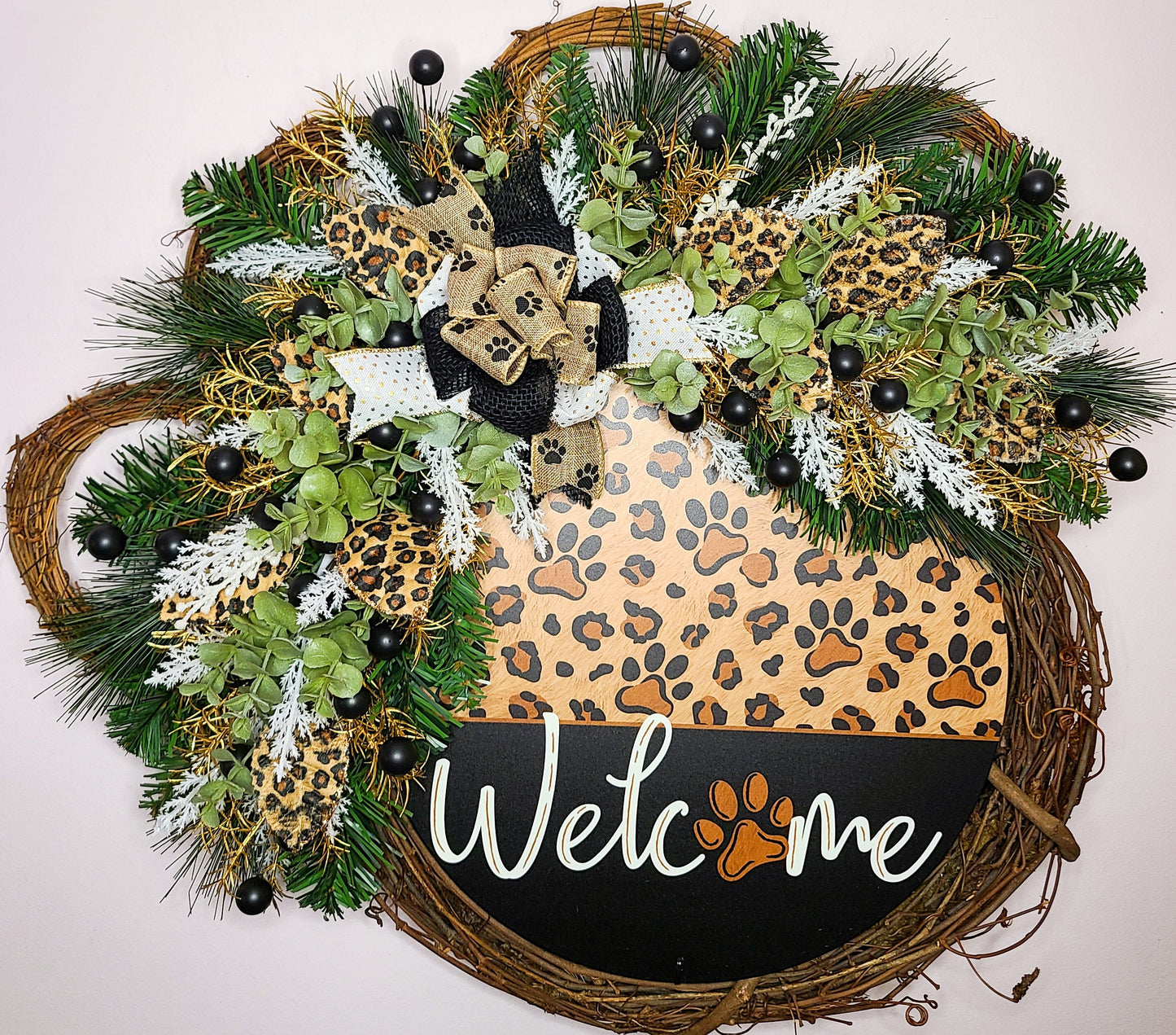 Welcome (cheetah print)