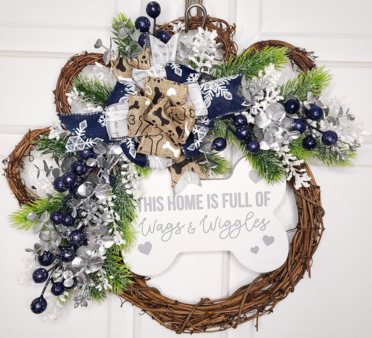 Wags and Wiggles Wreath