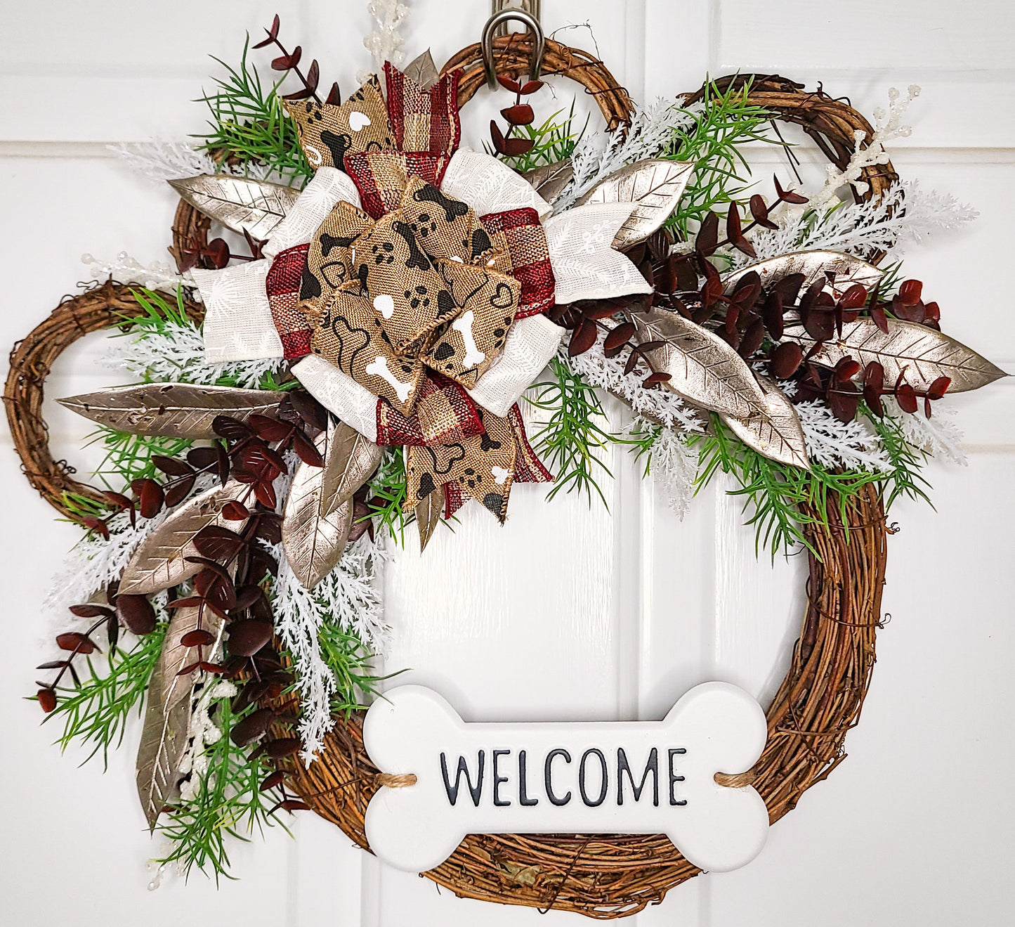 Welcome Bone Wreath