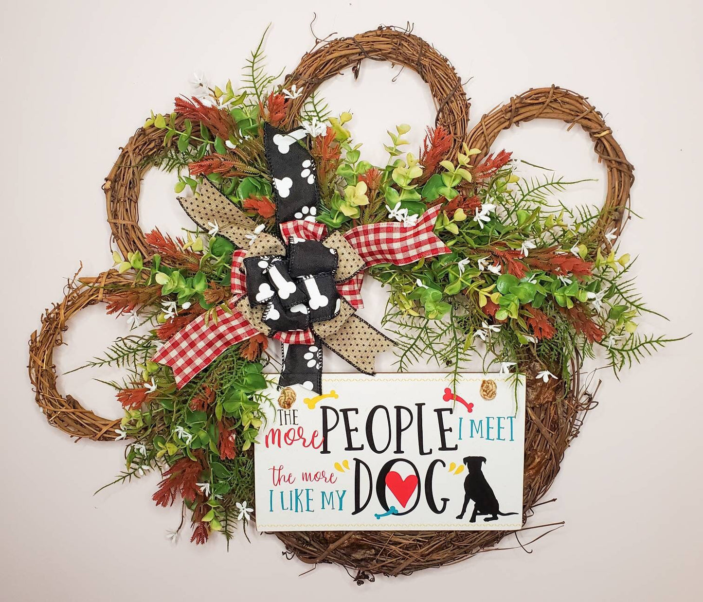 Large Paw Wreath