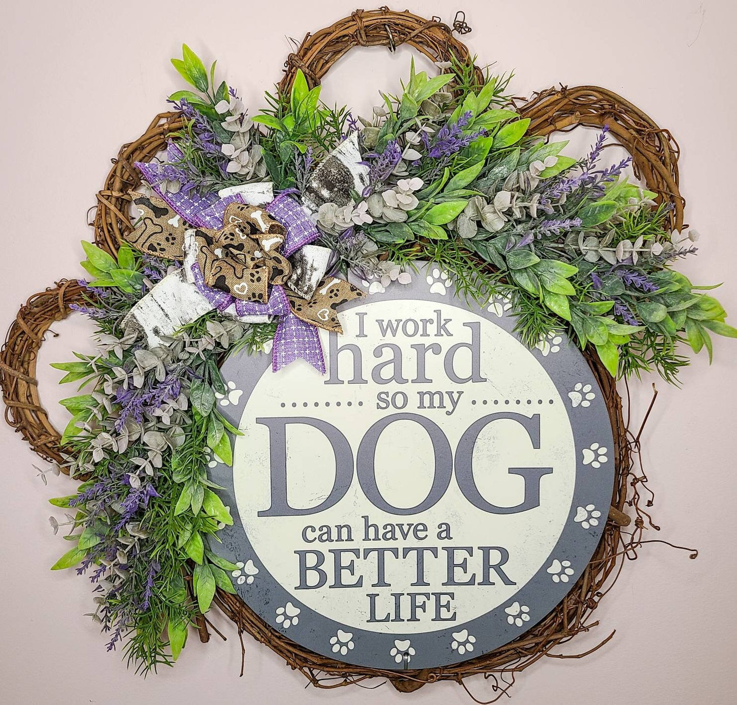 Large Paw Wreath