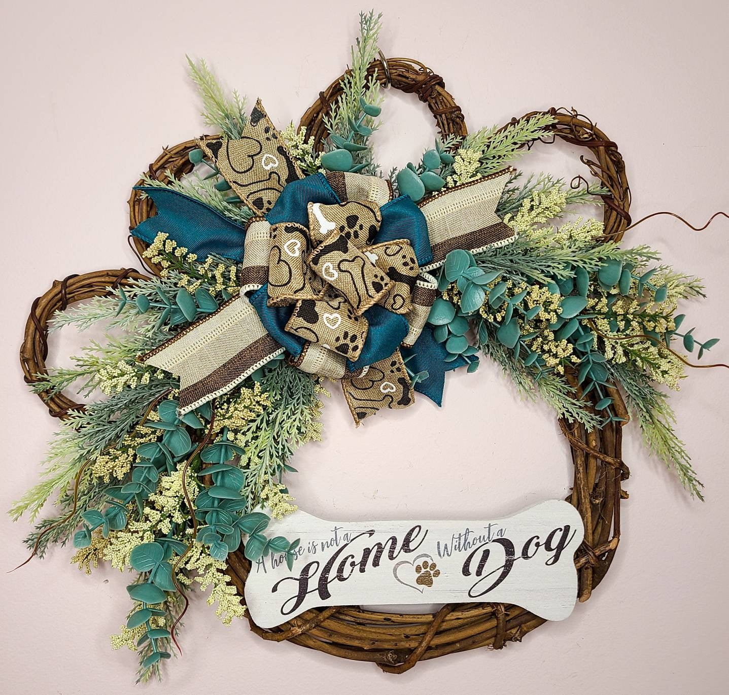 Dog or Cat Paw Wreath