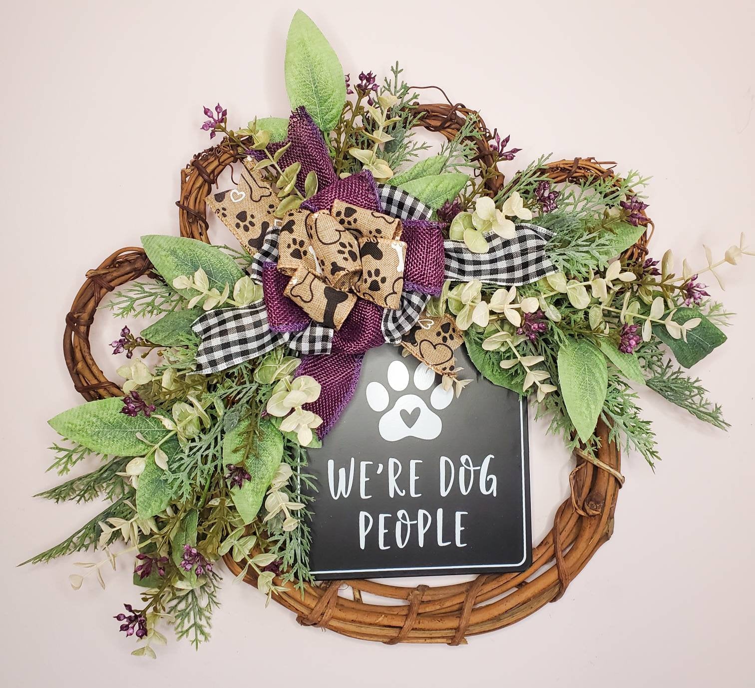 Dog or Cat Paw Wreath