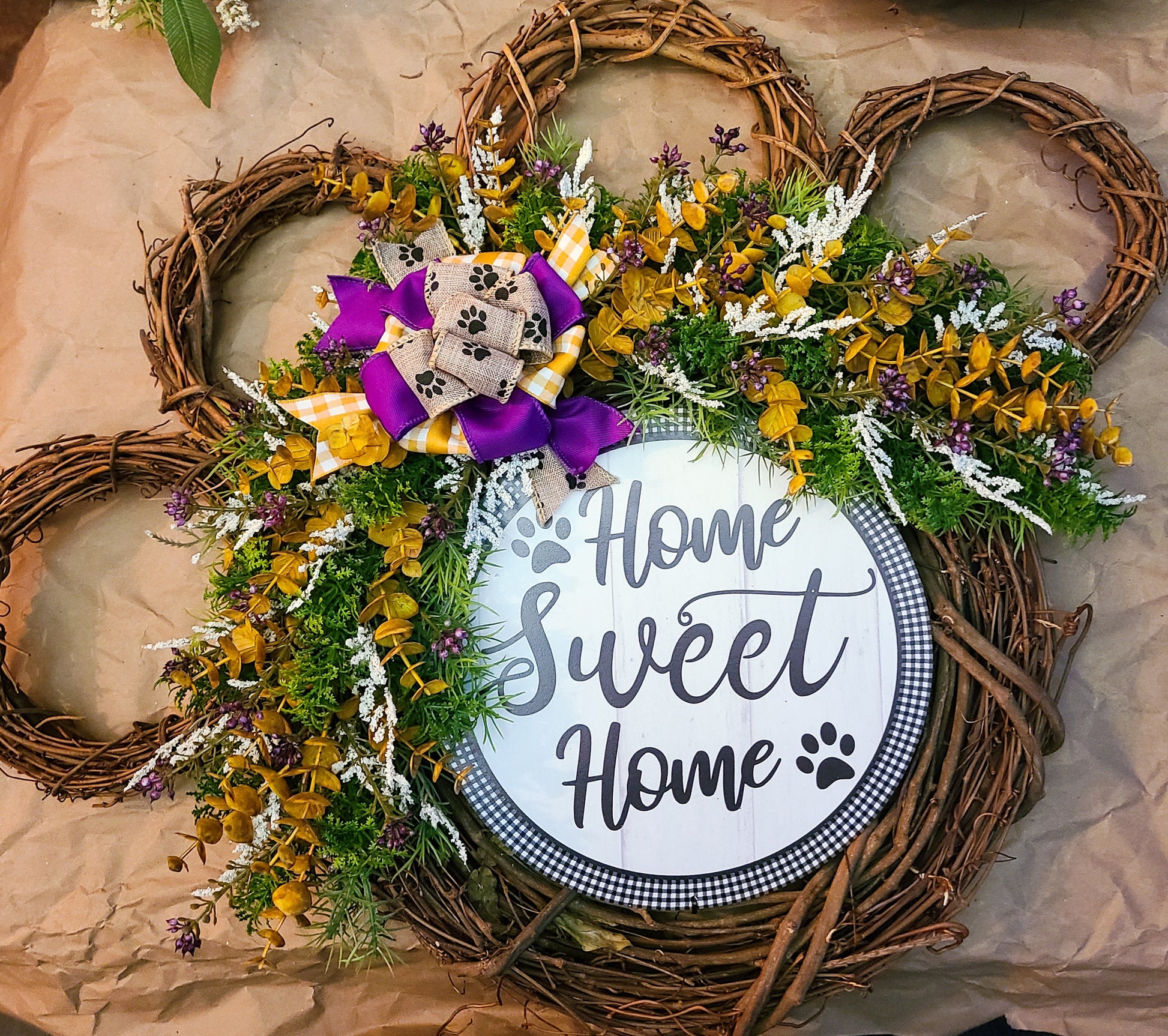Home Sweet Home Wreath